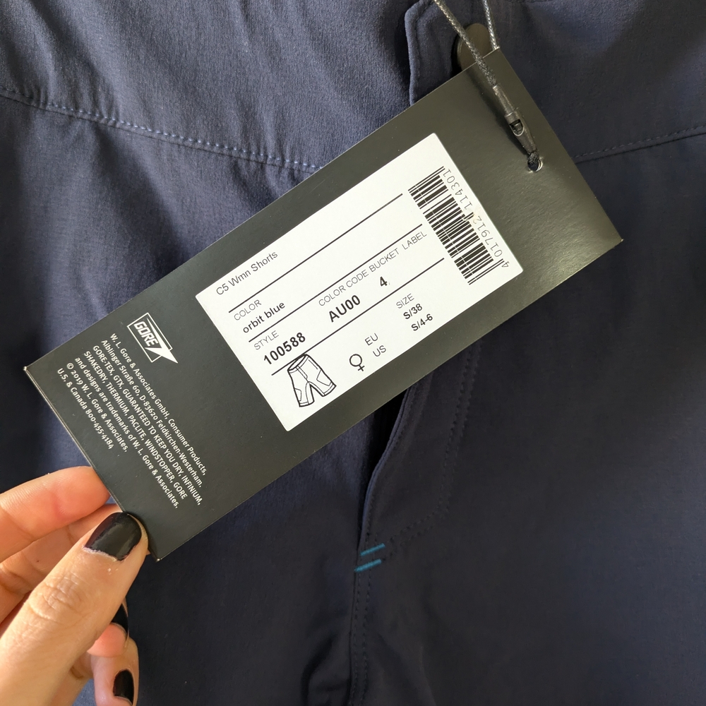 GORE Women's Navy Blue Cycling Shorts - Picture 3 of 6
